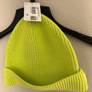 Lululemon Close-Fit Cotton-Blend Ribbed Beanie, same or next day shipping L/XL